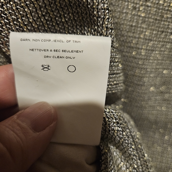 JS Collections Metallic Gold Tank Top - Picture 5 of 9